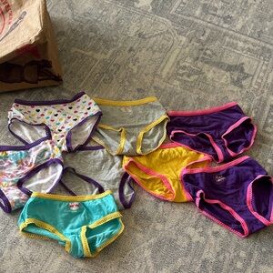 Wonder Nation Kids Underwear Set - Teal, Purple, Yellow, Gray